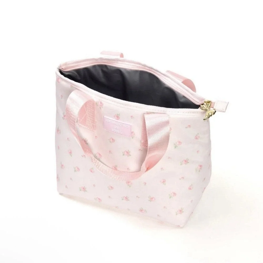 LoveShackFancy x Target Lunch Bag Pink Blooming Heirloom Ditsy Floral Ballet NEW